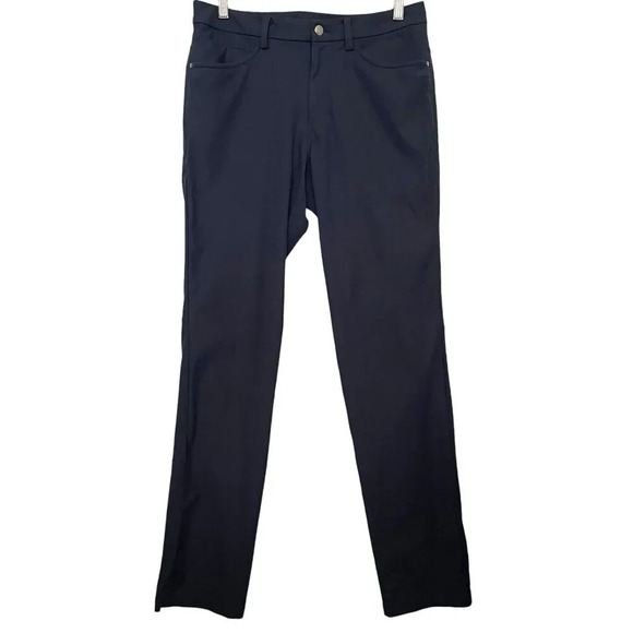Lululemon ABC Pants Size 30 Slim Fit 5 Pocket Athleisure Golf Preppy Dark Blue - Picture 7 of 7